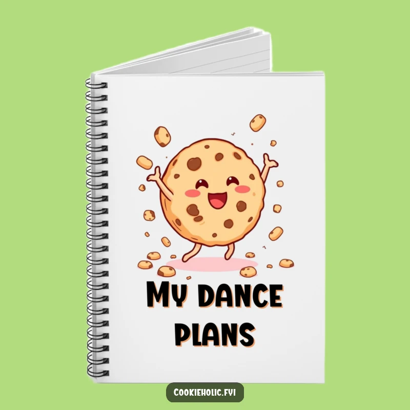 Funny Cookie Dance Notebook: Jot Down Ideas with Joyful Crumbs, Perfect Gift