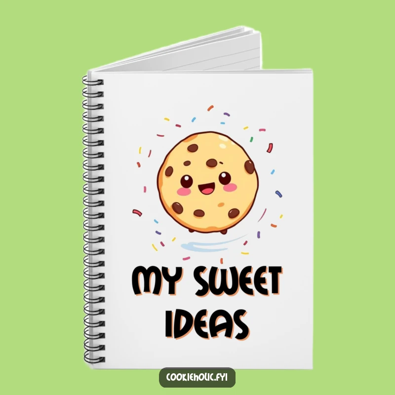 Funny Cookie Journal Notebook: Sprinkly Spin, Sweet Notes Gift