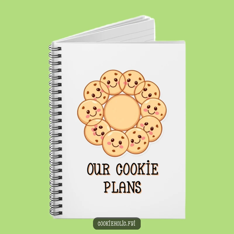 Funny Cookie Circle Notebook: Jot Down Friendship Memories, Perfect Gift