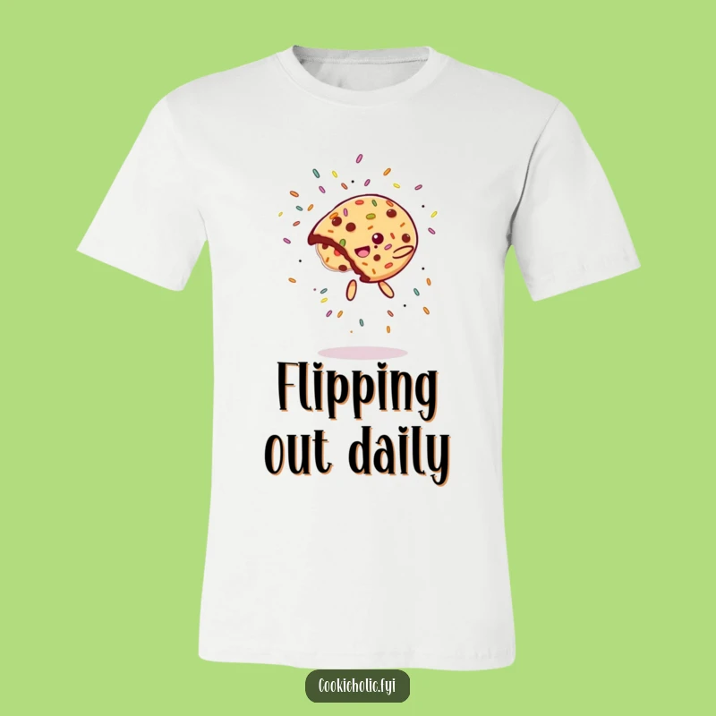 Funny Cookie Flip T-Shirt: Hilarious Dessert Acrobatics, Perfect Funny Gift for Performers