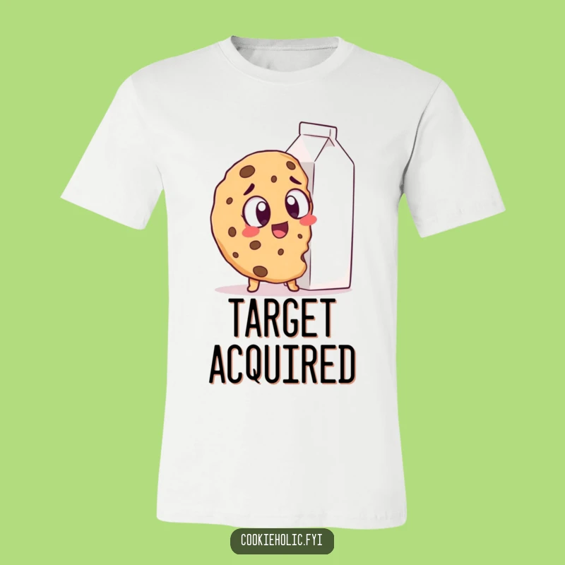 Funny Cookie Milk Lover T-Shirt: Hilarious Snack Encounter, Perfect Funny Gift for Cookie Fans