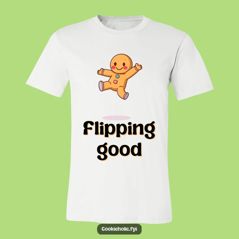 Funny Gingerbread Cartwheel T-Shirt - Wear Your Joy, Great Gift