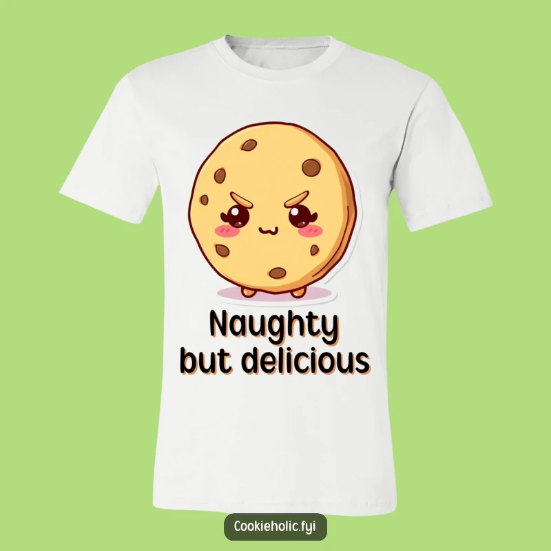 Funny Kawaii Cookie Bite T-Shirt: Cheeky Character Apparel, Great Funny Gift