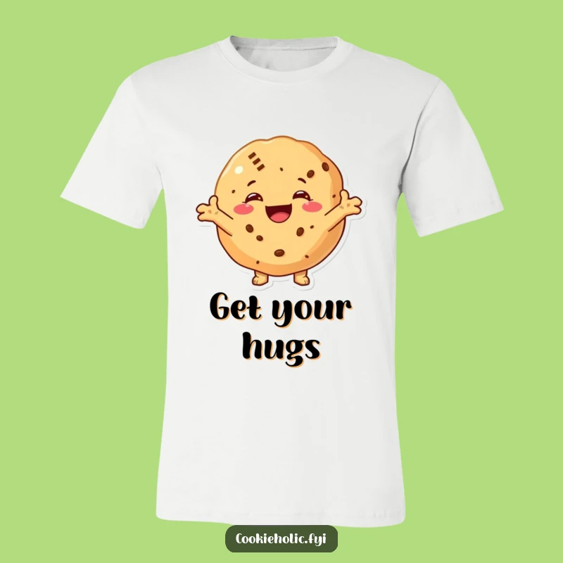 Funny Hugging Cookie T-Shirt - Wear Your Love and Laughter