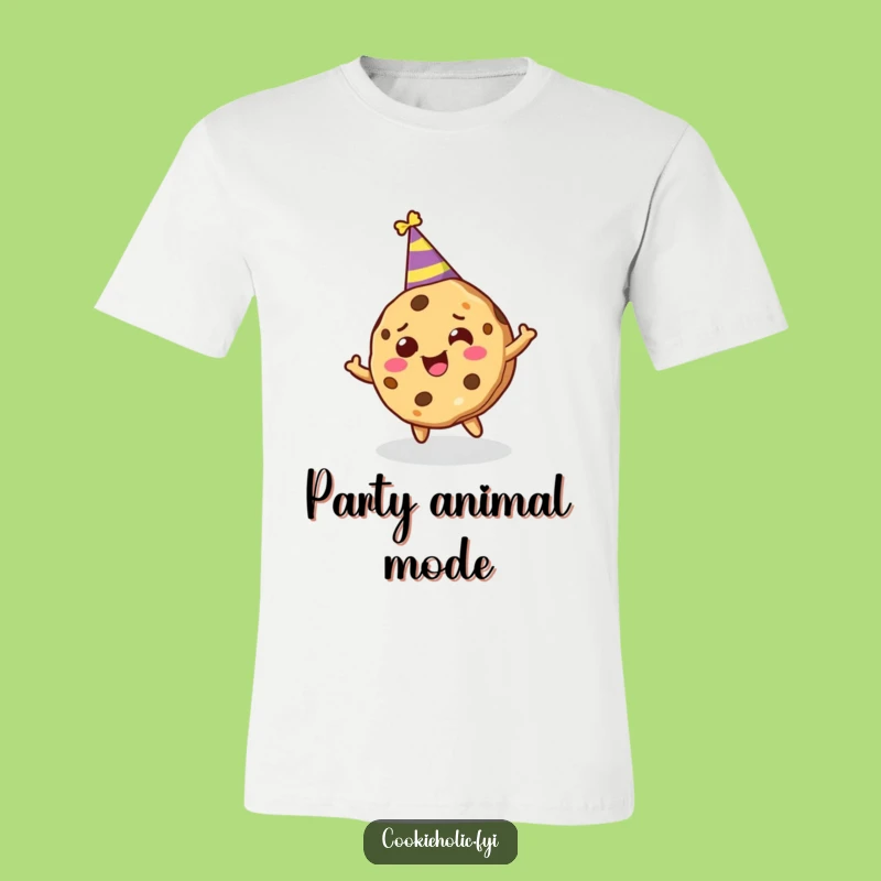 Funny Cookie Character T-Shirt - Wear the Joy of the Party