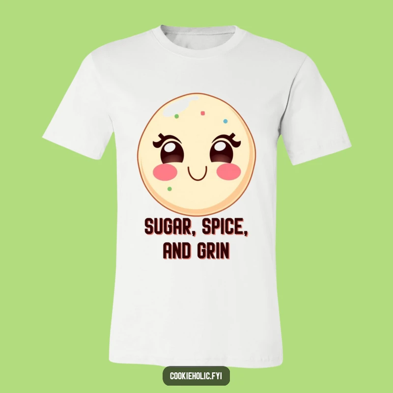 Funny Kawaii Grin T-Shirt: Wear Your Sweet, Happy Personality Proudly