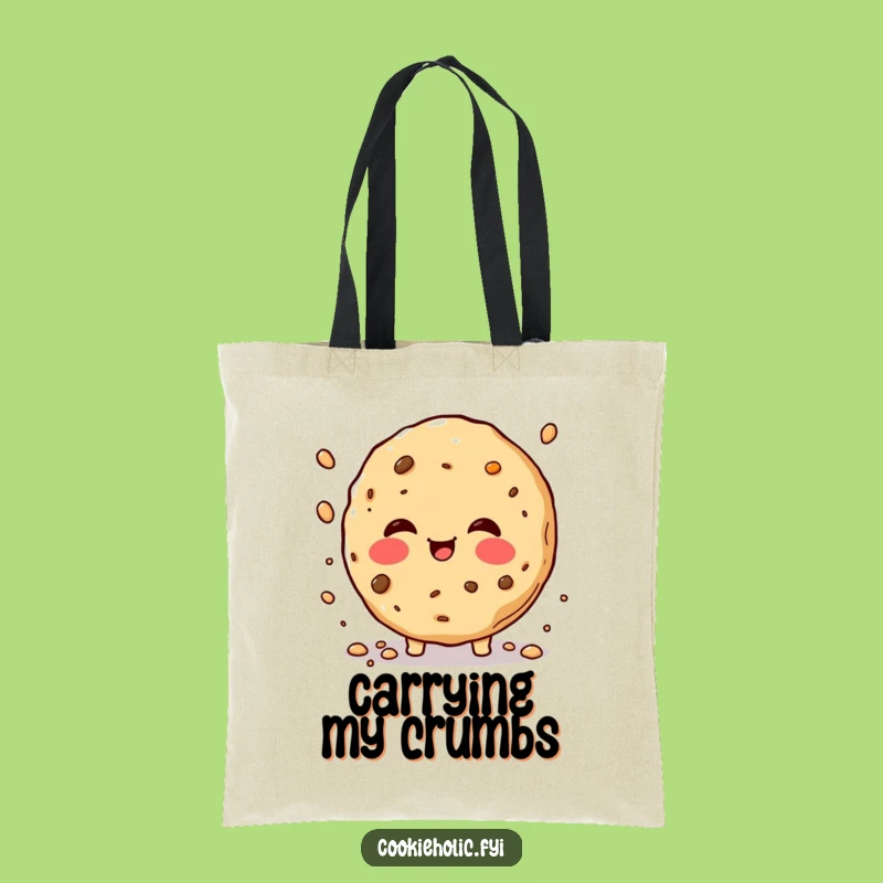 Funny Rosy Cheeks Cookie Tote Bag - Carry Your Essentials with Joyful Flair