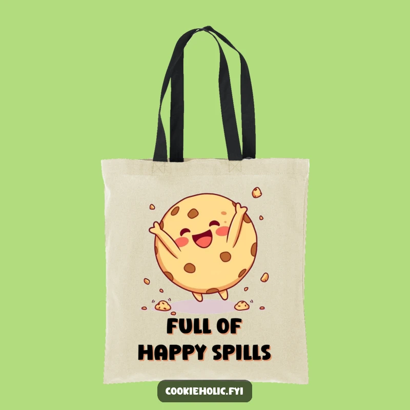 Funny Cookie Acrobat Tote Bag: Carry Your Sweets with Cookie Somersault, Chic Funny Gift