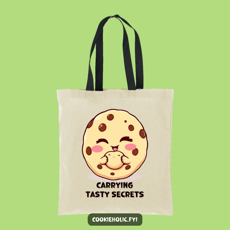 Funny Cookie Character Tote Bag - Carry Your Delicious Charm