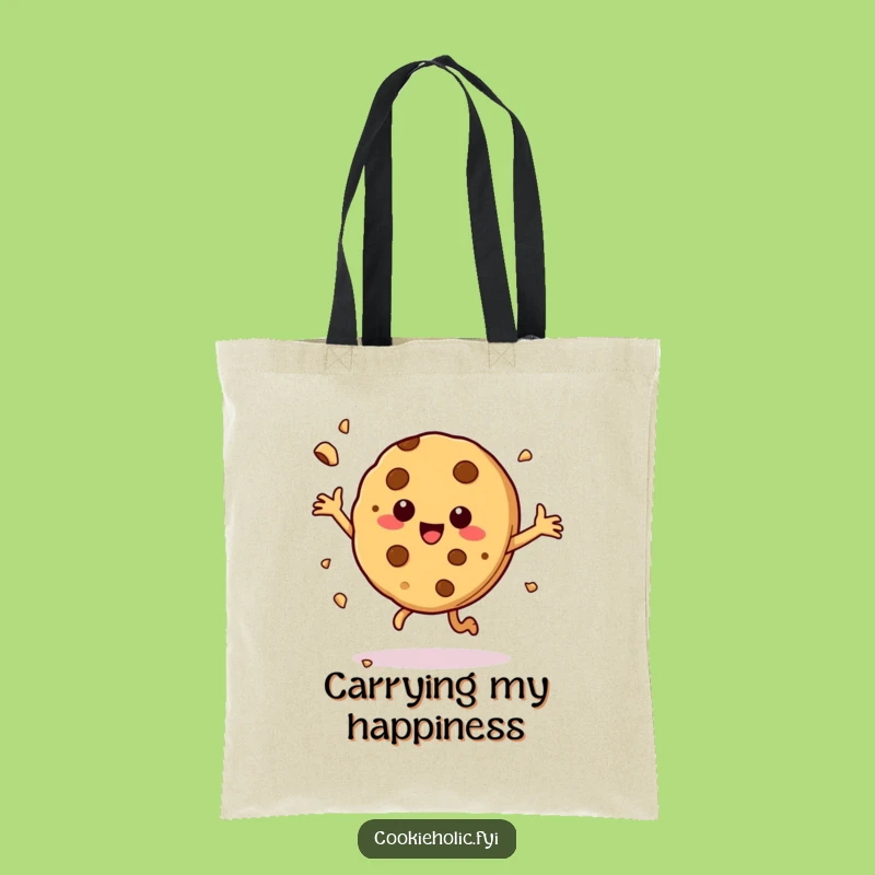 Funny Cookie Dance Tote Bag: Carry Your Essentials with This Hilarious Cookie Funny Gift!