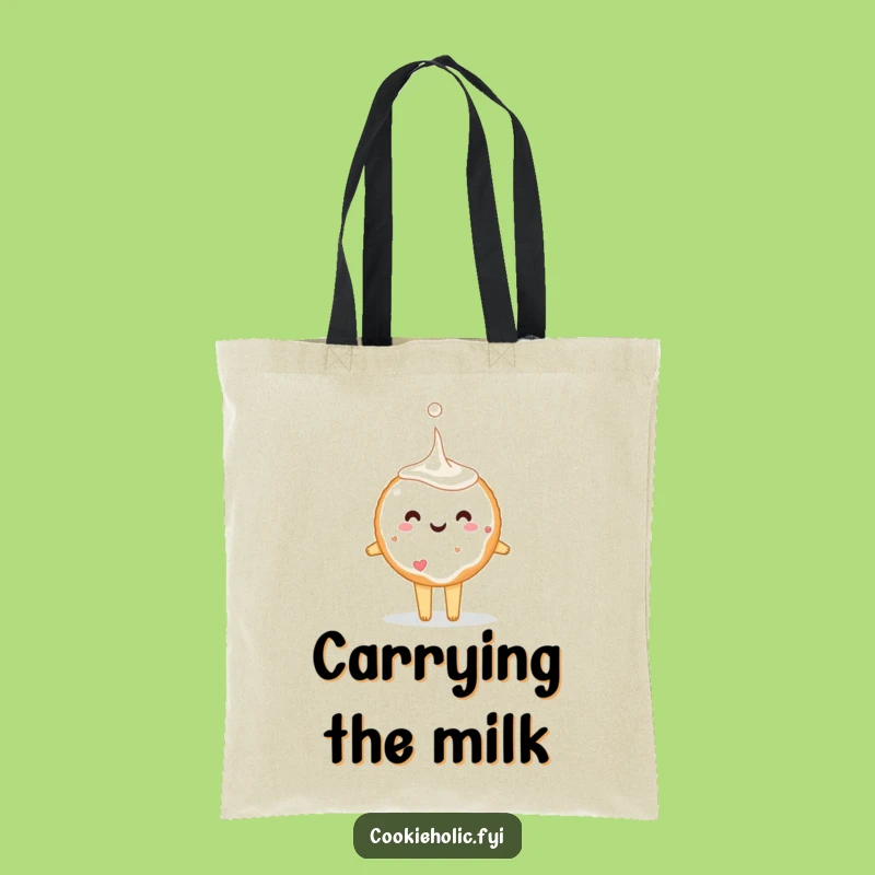 Funny Grocery Haul Sugar Cookie Milk Tote Bag: A Hilarious Accessory Gift