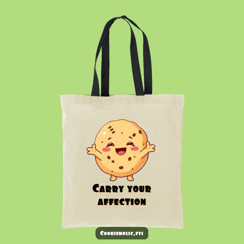 Funny Hugging Cookie Tote Bag - Carry Your Hugs Everywhere