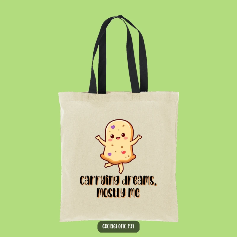 Funny Kawaii Cookie Twirl Tote Bag - Practical & Hilarious Accessory