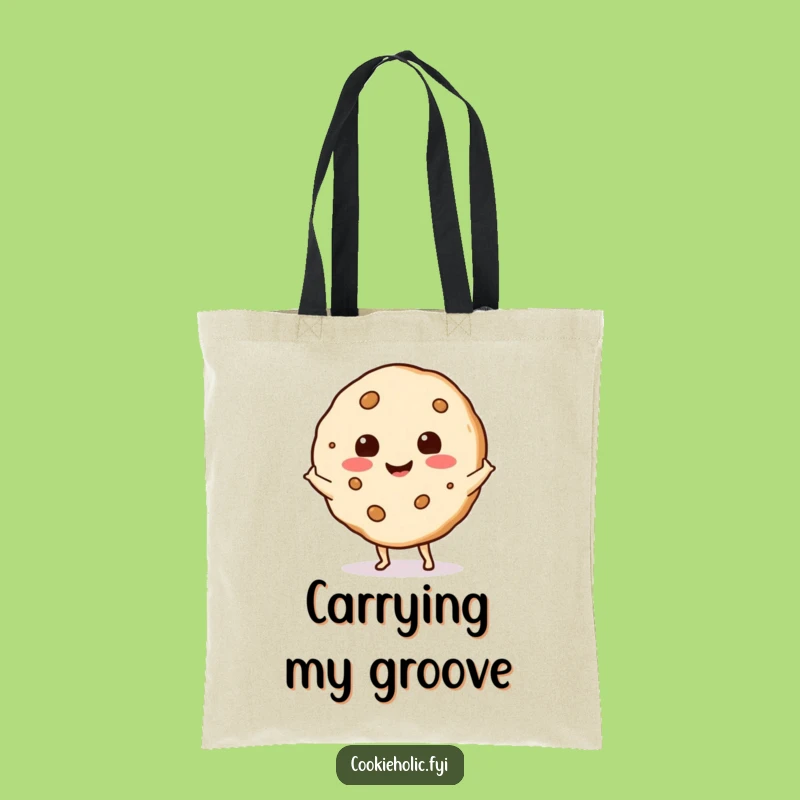 Funny Shimmy Cookie Tote Bag: Stylish Cookie Dancing, Chic & Hilarious Gift