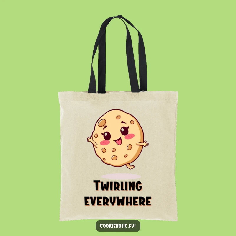Funny Silly Spin Cookie Tote Bag - Carry Your Fun Everywhere